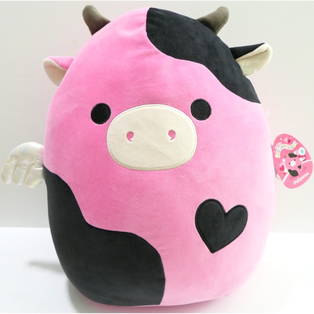 Original Squishmallows Pollyanna The Winged Cow 16" Plush First To Market w/ Tag